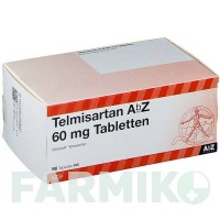 ТЕЛМІСАРТАН (TELMISARTAN) 60 мг таблетки 98 шт - Телмісартан ABZ PHARMA