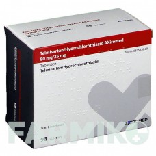 ТЕЛМИСАРТАН (TELMISARTAN) 80/25 мг таблетки 28 шт - Телмисартан, Гидрохлоротиазид MEDICAL VALLEY INVEST