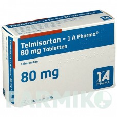 ТЕЛМІСАРТАН (TELMISARTAN) 80 мг таблетки 56 шт - Телмісартан 1 A PHARMA