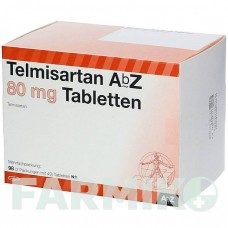 ТЕЛМІСАРТАН (TELMISARTAN) 80 мг таблетки 98 шт - Телмісартан ABZ PHARMA