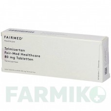 ТЕЛМИСАРТАН (TELMISARTAN) 80 мг таблетки 56 шт - Телмисартан FAIRMED HEALTHCARE