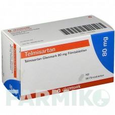 ТЕЛМИСАРТАН (TELMISARTAN) 80 мг таблетки 56 шт - Телмисартан GLENMARK