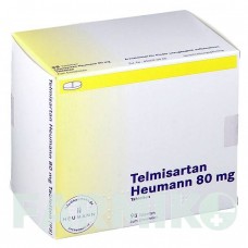 ТЕЛМИСАРТАН (TELMISARTAN) 80 мг таблетки 98 шт - Телмисартан HEUMANN PHARMA