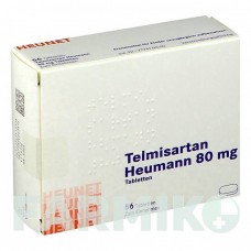 ТЕЛМІСАРТАН (TELMISARTAN) 80 мг таблетки 56 шт - Телмісартан HEUNET PHARMA