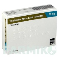 ТЕЛМІСАРТАН (TELMISARTAN) 80 мг таблетки 56 шт - Телмісартан MICRO LABS