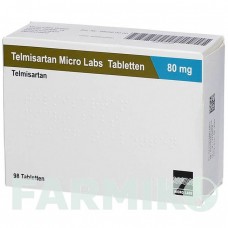 ТЕЛМИСАРТАН (TELMISARTAN) 80 мг таблетки 98 шт - Телмисартан MICRO LABS