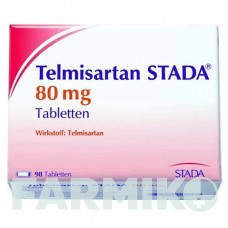 ТЕЛМИСАРТАН (TELMISARTAN) 80 мг таблетки 98 шт - Телмисартан STADAPHARM