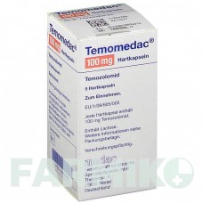 ТЕМОМЕДАК (TEMOMEDAC) 100 мг капсулы 5 шт - Темозоломид MEDAC