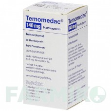 ТЕМОМЕДАК (TEMOMEDAC) 140 мг капсулы 5 шт - Темозоломид MEDAC