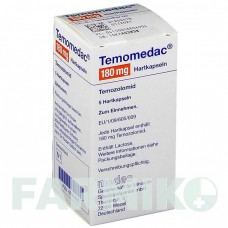 ТЕМОМЕДАК (TEMOMEDAC) 180 мг капсулы 5 шт - Темозоломид MEDAC