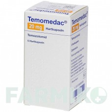 ТЕМОМЕДАК (TEMOMEDAC) 20 мг капсулы 5 шт - Темозоломид MEDAC