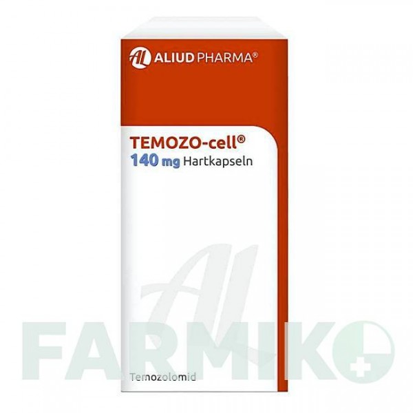 ТЕМОЗО (TEMOZO) 140 мг капсулы 5 шт - Темозоломид ALIUD PHARMA