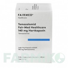 ТЕМОЗОЛОМИД (TEMOZOLOMID) 140 мг капсулы 5 шт - Темозоломид FAIRMED HEALTHCARE