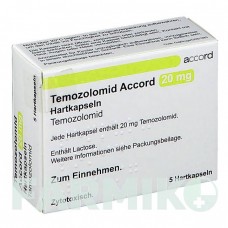 ТЕМОЗОЛОМІД (TEMOZOLOMID) 20 мг капсули 5 шт - Темозоломід ACCORD HEALTHCARE