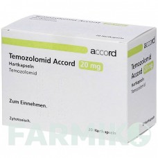 ТЕМОЗОЛОМИД (TEMOZOLOMID) 20 мг капсулы 20 шт - Темозоломид ORIFARM