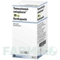 ТЕМОЗОЛОМІД (TEMOZOLOMID) 20 мг капсули 20 шт - Темозоломід RATIOPHARM