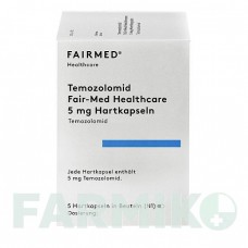 ТЕМОЗОЛОМИД (TEMOZOLOMID) 5 мг капсулы 5 шт - Темозоломид FAIRMED HEALTHCARE