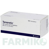 ТЕНЕРЕТИК (TENERETIC) таблетки 100 шт - Атенолол, Хлорталидон ATNAHS PHARMA