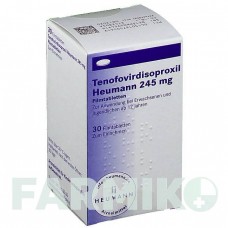 ТЕНОФОВИРДИЗОПРОКСИЛ (TENOFOVIRDISOPROXIL) 245 мг таблетки 30 шт - Тенофовир HEUMANN PHARMA