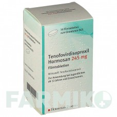 ТЕНОФОВИРДИЗОПРОКСИЛ (TENOFOVIRDISOPROXIL) 245 мг таблетки 30 шт - Тенофовир HORMOSAN PHARMA