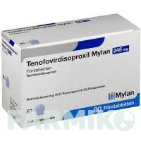 ТЕНОФОВИРДИЗОПРОКСИЛ (TENOFOVIRDISOPROXIL) 245 мг таблетки 90 шт - Тенофовир VIATRIS