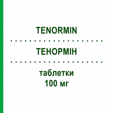 ТЕНОРМИН (TENORMIN) 100 мг таблетки 42 шт - Атенолол ATNAHS PHARMA