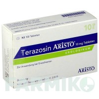 ТЕРАЗОЗИН (TERAZOSIN) 10 мг таблетки 100 шт - Теразозин ARISTO PHARMA
