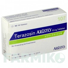 ТЕРАЗОЗИН (TERAZOSIN) 10 мг таблетки 100 шт - Теразозин ARISTO PHARMA