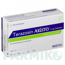 ТЕРАЗОЗИН (TERAZOSIN) 2 мг таблетки 100 шт - Теразозин ARISTO PHARMA
