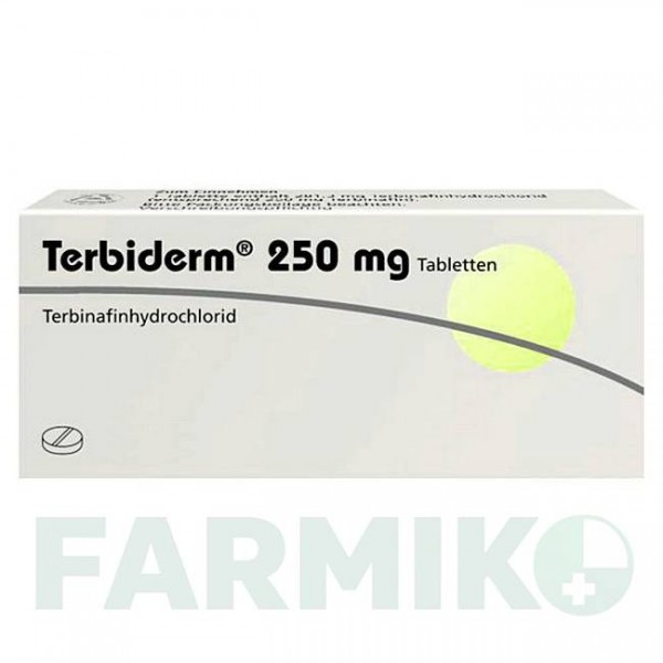 ТЕРБІДЕРМ (TERBIDERM) 250 мг таблетки 42 шт - Тербінафін DERMAPHARM
