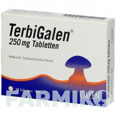 ТЕРБІГАЛЕН (TERBIGALEN) 250 мг таблетки 28 шт - Тербінафін GALENPHARMA