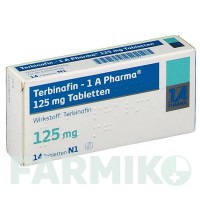 ТЕРБІНАФІН (TERBINAFIN) 125 мг таблетки 14 шт - Тербінафін 1 A PHARMA