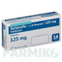 ТЕРБИНАФИН (TERBINAFIN) 125 мг таблетки 28 шт - Тербинафин 1 A PHARMA