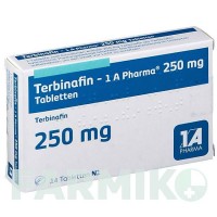 ТЕРБИНАФИН (TERBINAFIN) 250 мг таблетки 14 шт - Тербинафин 1 A PHARMA