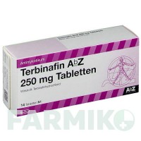 ТЕРБИНАФИН (TERBINAFIN) 250 мг таблетки 14 шт - Тербинафин ABZ PHARMA