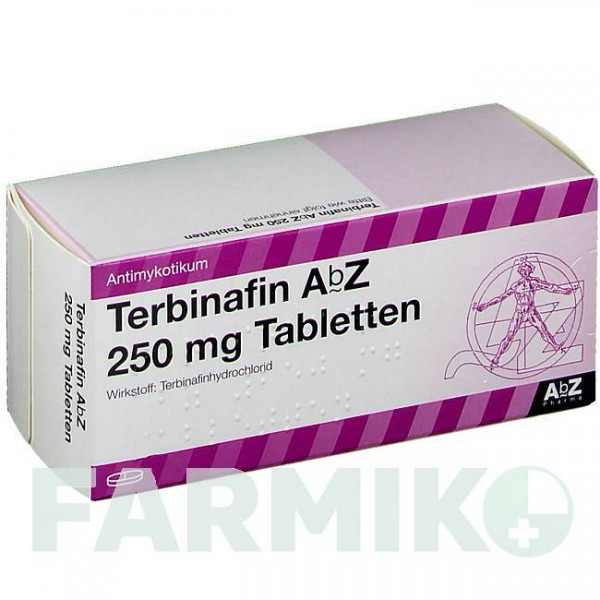 ТЕРБІНАФІН (TERBINAFIN) 250 мг таблетки 28 шт - Тербінафін ABZ PHARMA