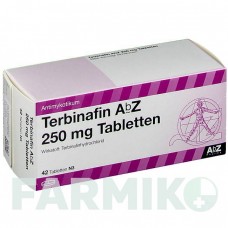 ТЕРБІНАФІН (TERBINAFIN) 250 мг таблетки 42 шт - Тербінафін ABZ PHARMA