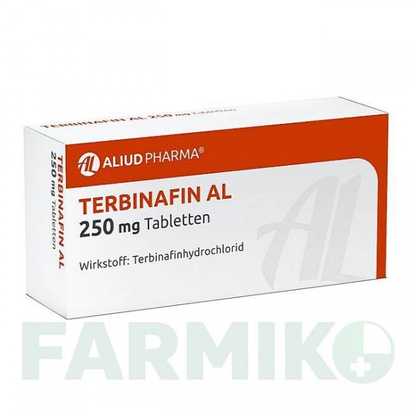ТЕРБІНАФІН (TERBINAFIN) 250 мг таблетки 42 шт - Тербінафін ALIUD PHARMA