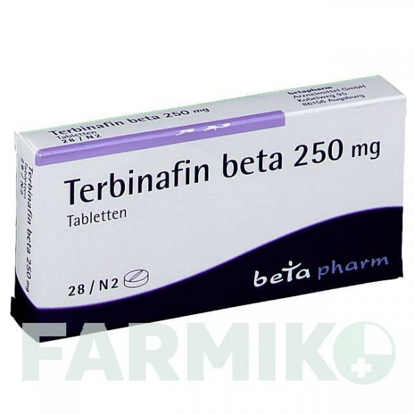 ТЕРБИНАФИН (TERBINAFIN) 250 мг таблетки 28 шт - Тербинафин BETAPHARM