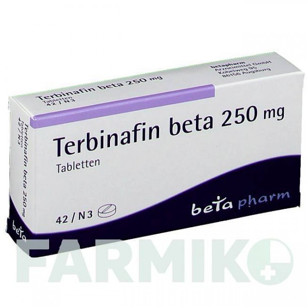 ТЕРБИНАФИН (TERBINAFIN) 250 мг таблетки 42 шт - Тербинафин BETAPHARM