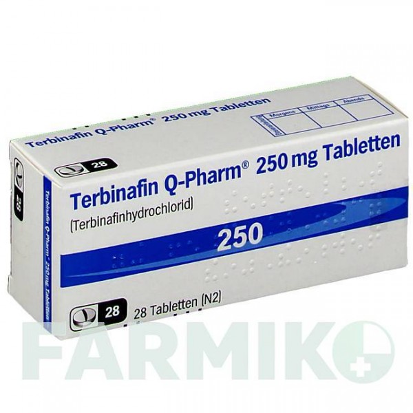 ТЕРБІНАФІН (TERBINAFIN) 250 мг таблетки 28 шт - Тербінафін JUTA PHARMA