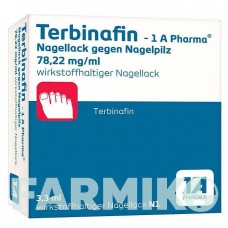 ТЕРБІНАФІН (TERBINAFIN) 78,22 мг/мл лак 3,3 мл - Тербінафін 1 A PHARMA