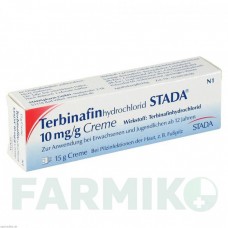 ТЕРБІНАФІНГІДРОХЛОРИД (TERBINAFINHYDROCHLORID) 10 мг/г крем 15 г - Тербінафін STADA