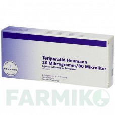 ТЕРИПАРАТИД (TERIPARATID) 20 мкг/80 мкл раствор 1 шт - Терипаратид HEUMANN PHARMA