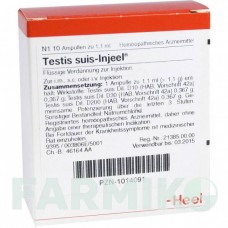 ТЕСТИС СУИС (TESTIS SUIS) ампулы 10 шт - Гомеопатия BIOLOGISCHE HEILMITTEL HEEL
