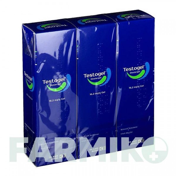 ТЕСТОГЕЛЬ (TESTOGEL) 16,2 мг/г гель 3x88 г - Тестостерон BESINS HEALTHCARE