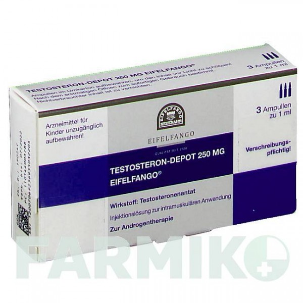 ТЕСТОСТЕРОН (TESTOSTERON) 250 мг раствор 3x1 мл - Тестостерон EIFELFANGO