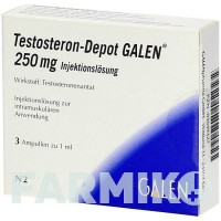 ТЕСТОСТЕРОН (TESTOSTERON) 250 мг раствор 3x1 мл - Тестостерон GALENPHARMA