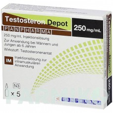 ТЕСТОСТЕРОН (TESTOSTERON) 250 мг/мл розчин 5x1 мл - Тестостерон PANPHARMA