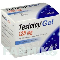 ТЕСТОТОП (TESTOTOP) 125 мг гель 30 шт - Тестостерон GALENPHARMA